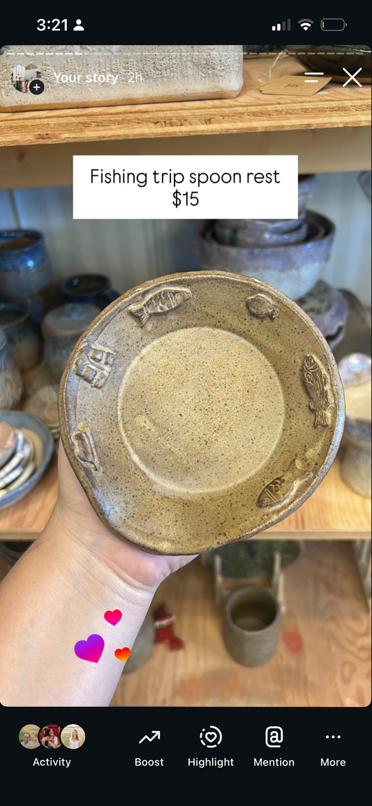 Story sale spoon rest
