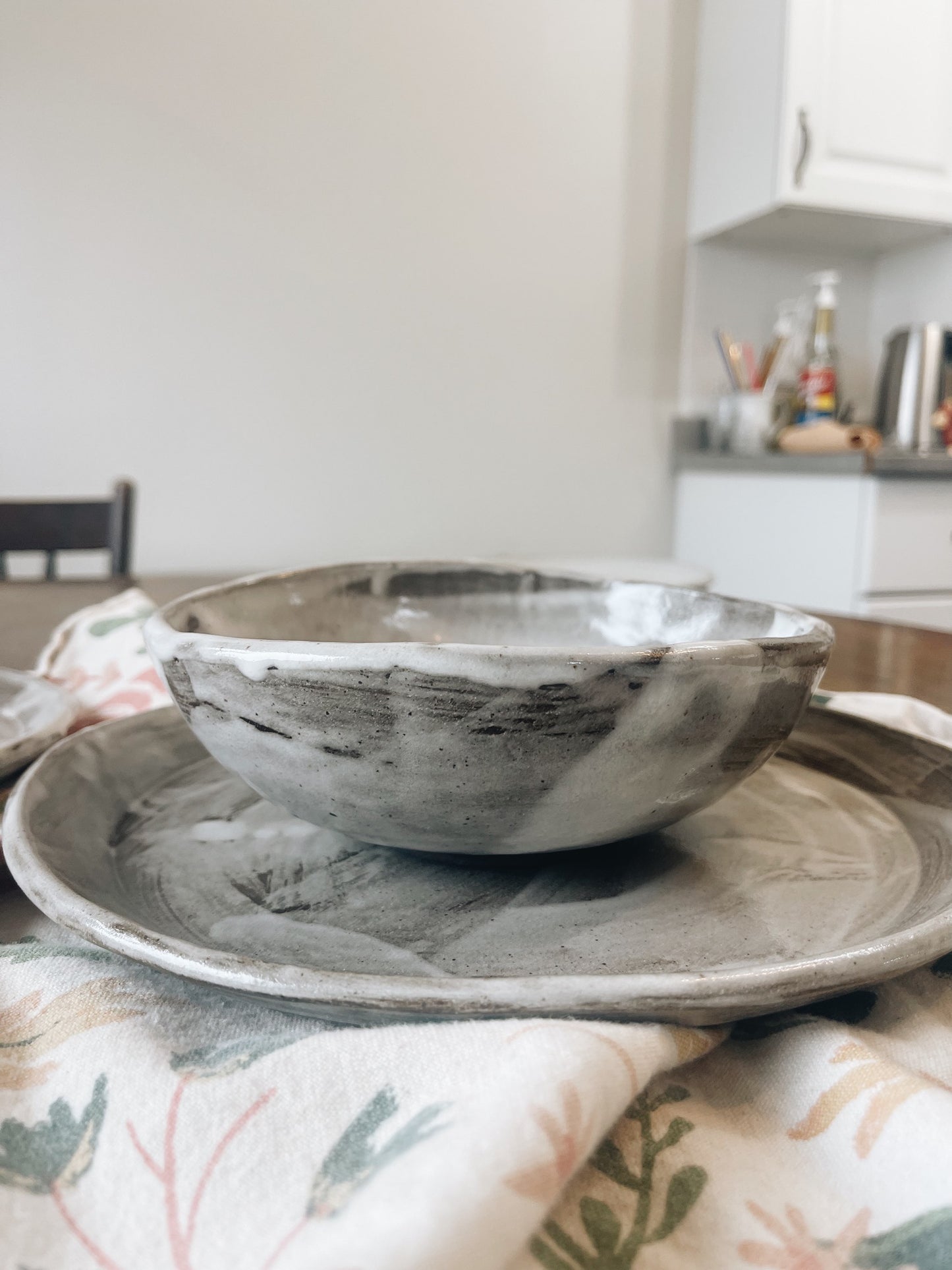 White wash dinnerware PREORDER image 3