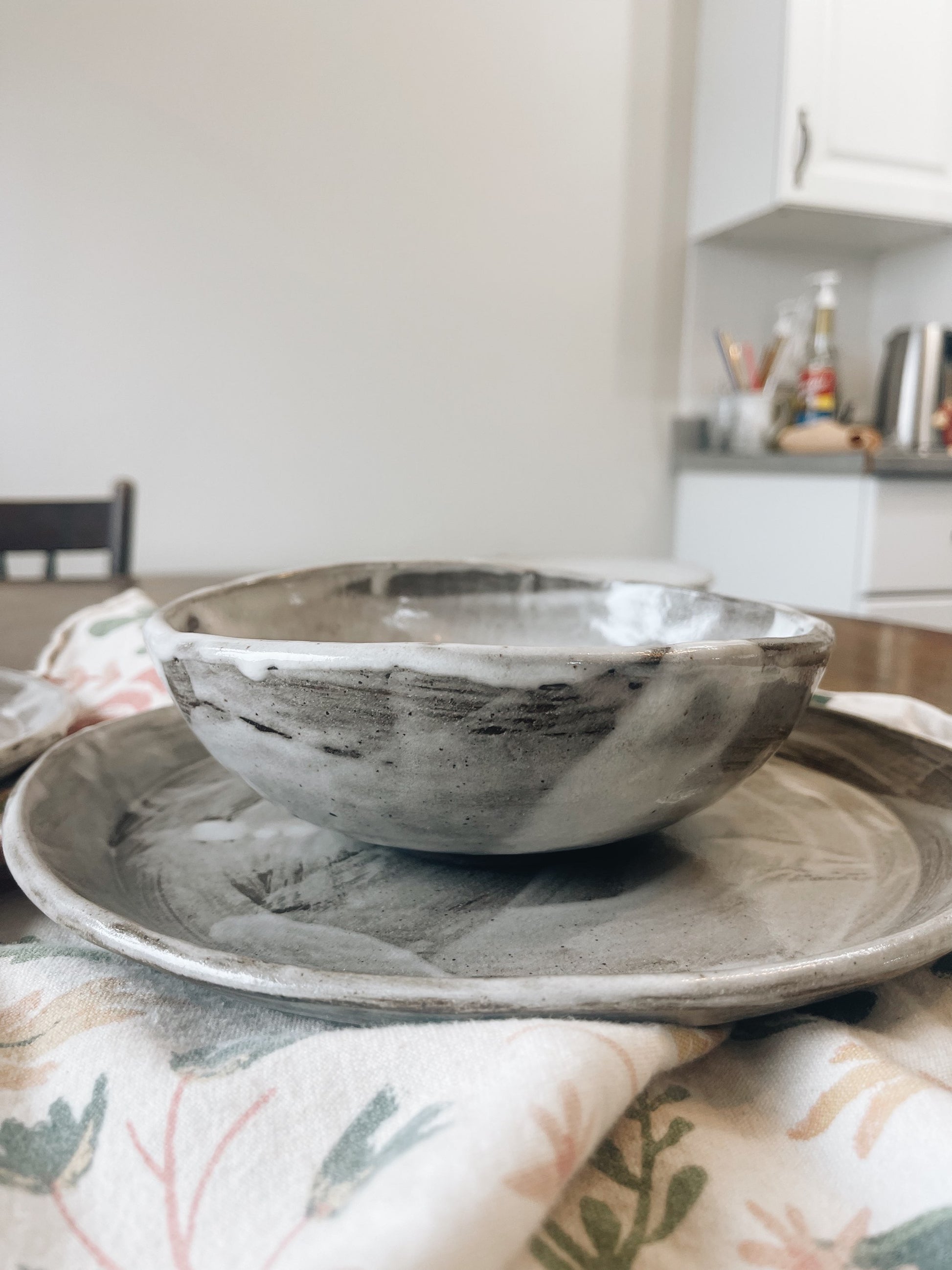 White wash dinnerware PREORDER image 3